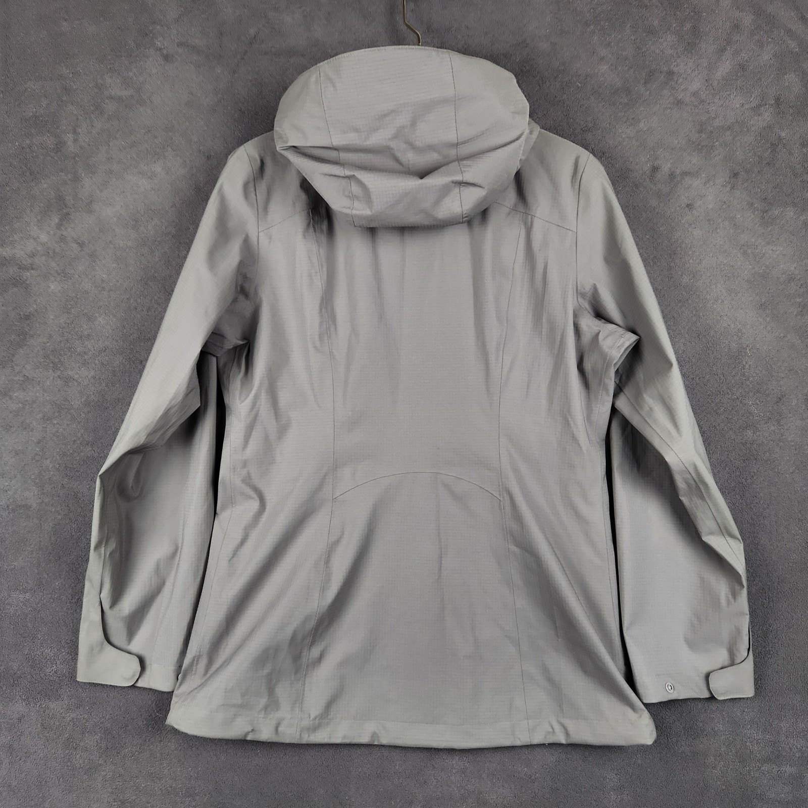 Patagonia All Time Shell Jacket Womens Small Gray Rain Coat Waterproof 27185 thumbnail 2