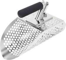 Stainless Steel Sand Scoop for Metal Detecting and Beach Treasure Hunting