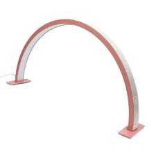 Half Moon Lamp Stylish Dimmable Light For Beauty Salon Pink 28inch Popular