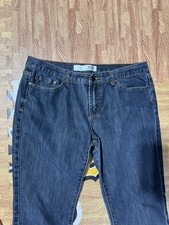 JOE FRESH Women's Straight Jeans Size 10 30 Waist Dark Blue Wash Mid Rise