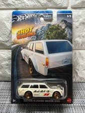 Hot Wheels Hot Wagons Series 3/5 Datsun Bluebird Wagon 510 White