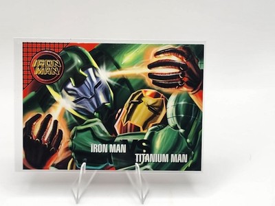 IRON MAN TITANIUM MAN #99 BASE 1996 Marvel Vision Embossed Collectible Card