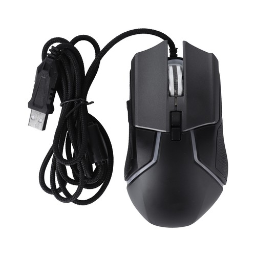 Gaming Mouse Adjustable Dpi Mechanical Ergonomic Rgb Lighting Wired Mice For Ga - Picture 3 of 24