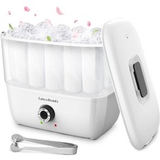 EASYINBEAUTY Hot Towel Warmers for Spa, Holds 16 Small Towels, 5L Portable To...