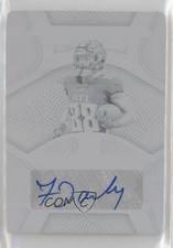 2021 Panini National Treasures Printing Plate Cyan 1/1 Frank Darby #142 Auto r7d