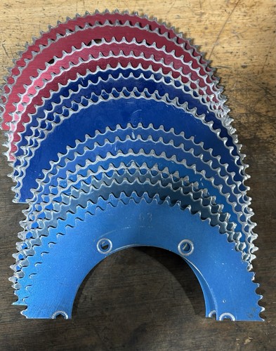 Vintage Kart Race Gear Sprocket Set lot 8 GEAR 63,64,65,66,67,68,69,70 35 Chain