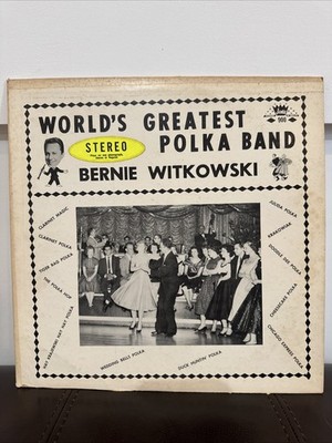 ''World's Greatest Polka Band'' Bernie Witkowski - 12'' Mono LP -Stella LP 900- VG+