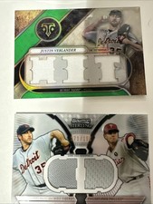 Justin Verlander 2 Cards Bowman Sterling 71/199 And Topps 2017 17/18🔥Halladay