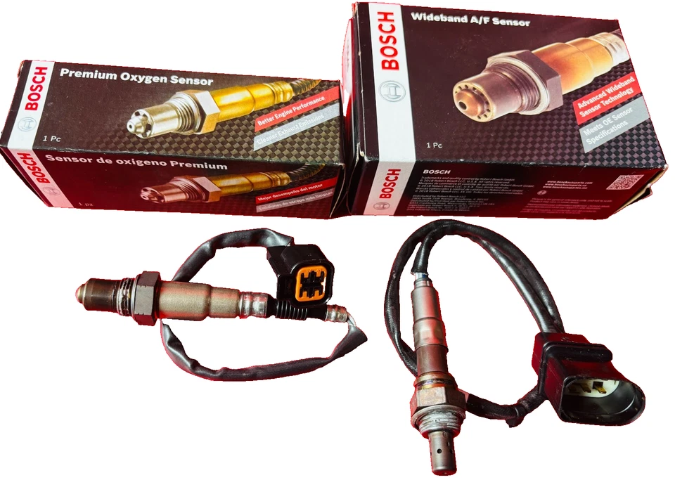 Set of 2 Bosch Oxygen O2 Sensor for 2004-2009 Hyundai Elantra Kia Spectra 2.0L - Image 2 of 4