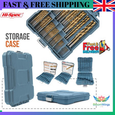 Empty Drill Bits Storage Box Toolbox Tool Accessories Woodworking Drill Bit Stor