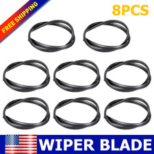 8 packs Universal 28"Compatible Car Bus Silicone Frameless Windshield Wiper
