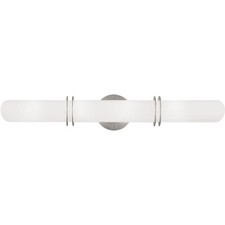 Livex Lighting 1904-91 Pelham Bathroom Vanity Light Brushed Nickel