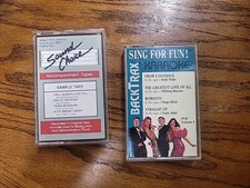 Vintage Cassette Lot Of 2 Karaoke/Accompniment Tapes