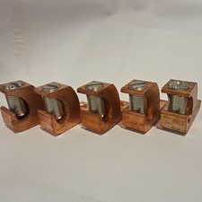 SCI UL Electrical Connector Lug 1/0-8 CU AL Copper Wire Clamp 5pk