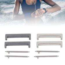 Watch Strap Connector Stainless Steel Watch Band Adapter Easy Assembly Unisex