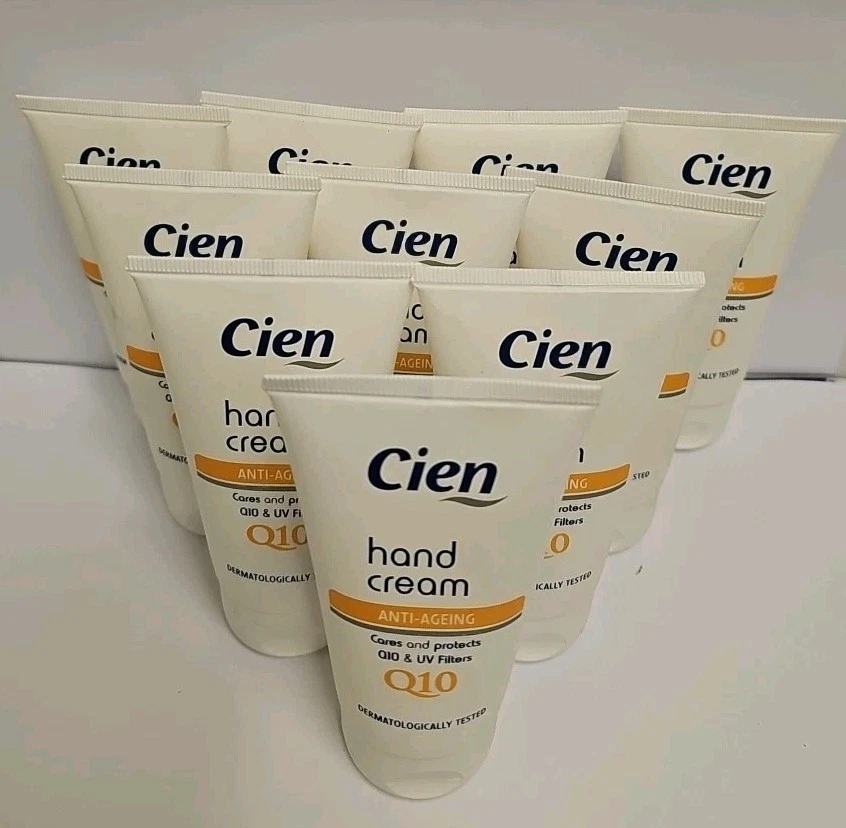 CIEN Q10 ANTI-AGEING HAND CREAM WITH UV FILTERS 75ml x 10 tubes