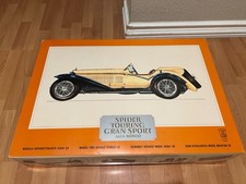 POCHER 1/8 K73 ALFA ROMEO SPIDER GUARANTEED COMPLETE + supplemental instruct DVD