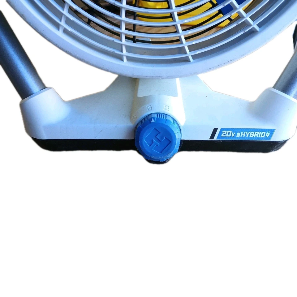HART 20V Hybrid 12" Fan Portable Corded/Cordless Jobsite Cooling (Tool Only) - Image 2 of 4