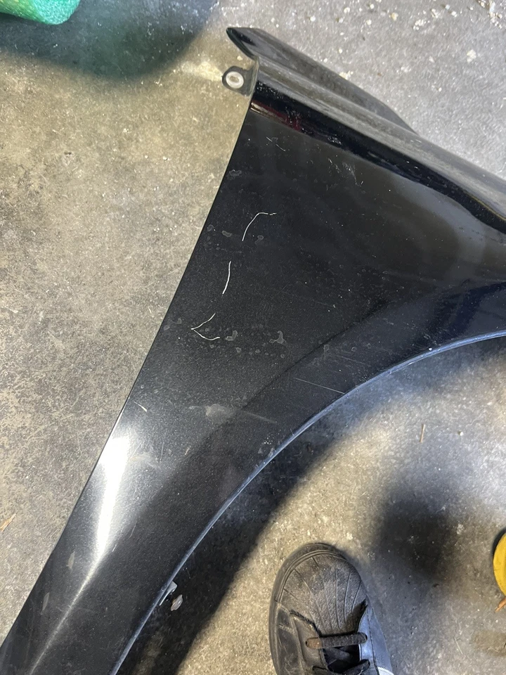 Guardabarros delantero Mazdaspeed6 2006-2007 speed6 lado del pasajero negro pintura mica 16W Foto 3 de 4