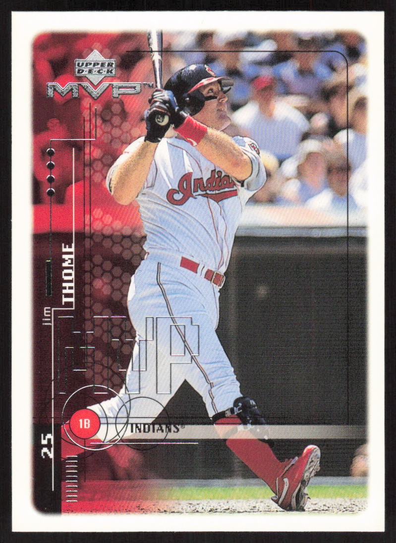 1999 Upper Deck MVP Jim Thome #65 Cleveland Indians