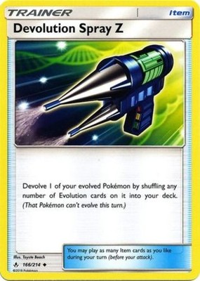 Devolution Spray Z - 166/214 - Uncommon - Lightly Played