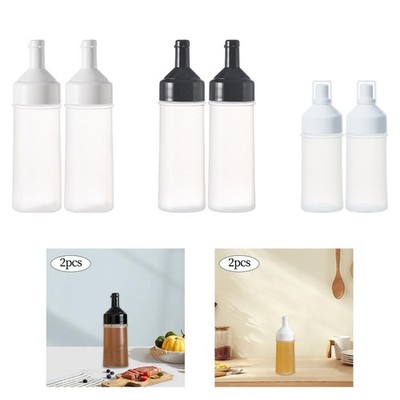 2 x Gewürzspender, leerer Squirt-Sauce-Spender für Küche, Zuhause, Camping