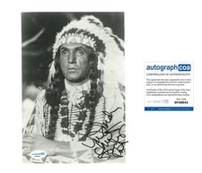 Victor Lundin "Batman" AUTOGRAPH Signed 'Chief Standing Pat' 8x10 Photo ACOA