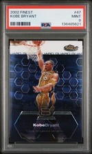 2002-03 Kobe Bryant Topps Finest 47 Los Angeles Lakers Graded Psa 9 Mint