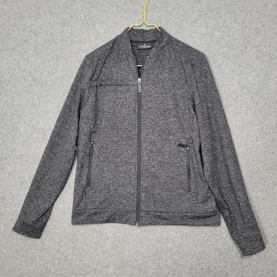 Fossa Jacket Mens Medium Full Zip Performance Stretch Athletic Pockets Outdoor