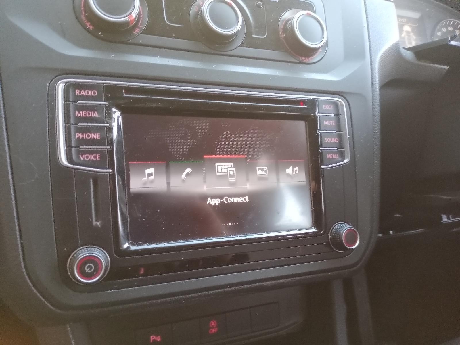 VOLKSWAGEN CADDY DISPLAY SCREEN MULTIFUNCTION 5K7035200G MK3 2K 2016 - 2020