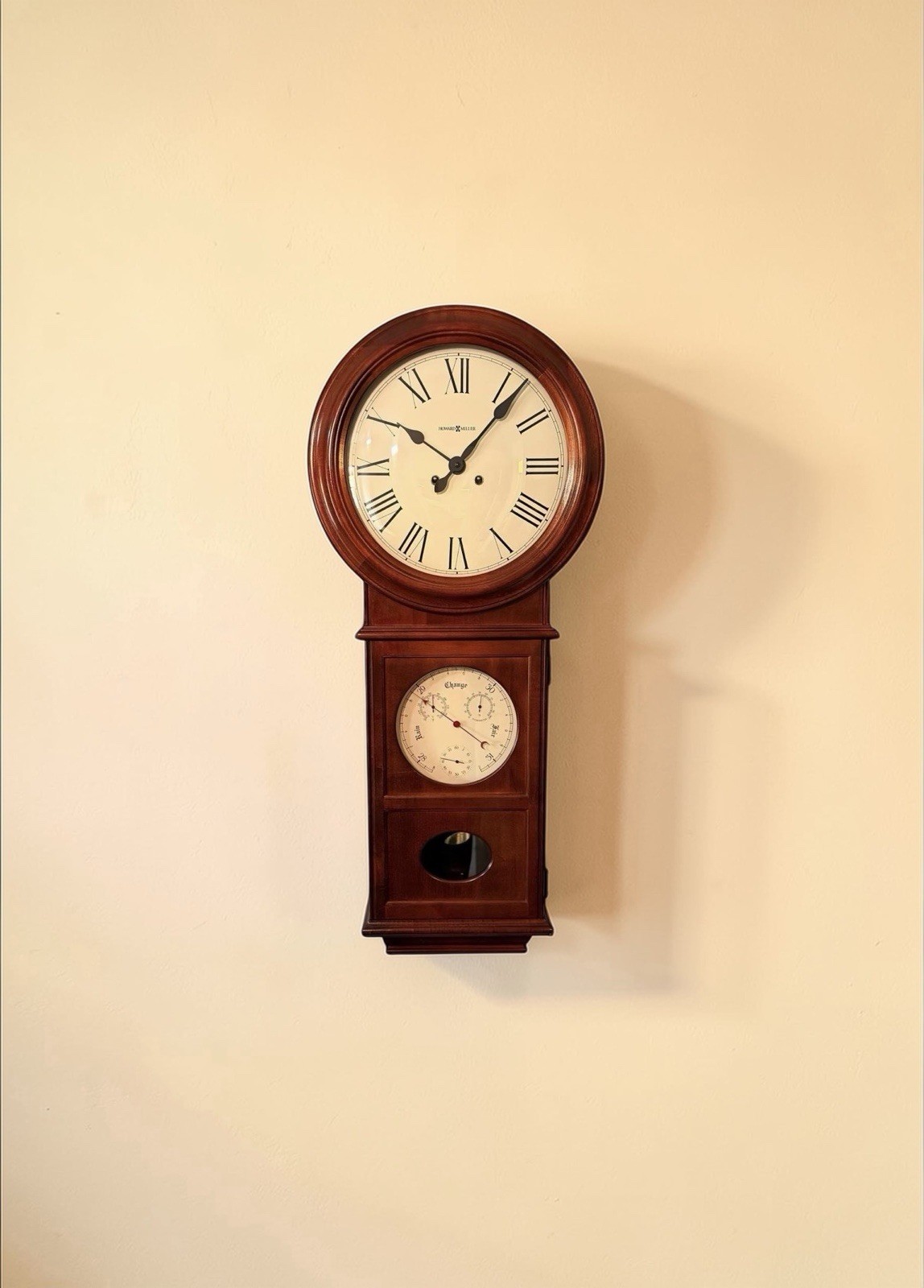 Howard Miller Lawyer 620-248 Wall Clock Kieninger Movement Bim Bam