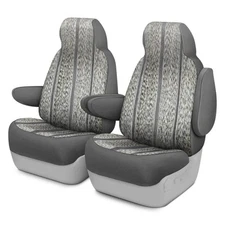 Saddleman 028432-14 Saddle Blanket 1st Row Gray Custom Seat Covers