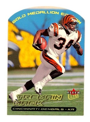 2000 Fleer Ultra Tremain Mack Gold Medallion #179G SP Parallel Cincinnati NFL