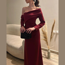 Evening Dresses Prom gowns One-Shoulder Formal Occasion Long Elegant Women Dress