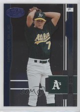 2003 Leaf Certified Materials Samples Mirror Blue 44/75 Barry Zito #LC-15 hg6