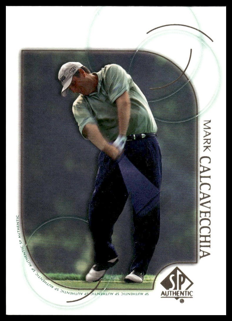 2001 SP Authentic #27 Mark Calcavecchia Golf NM+