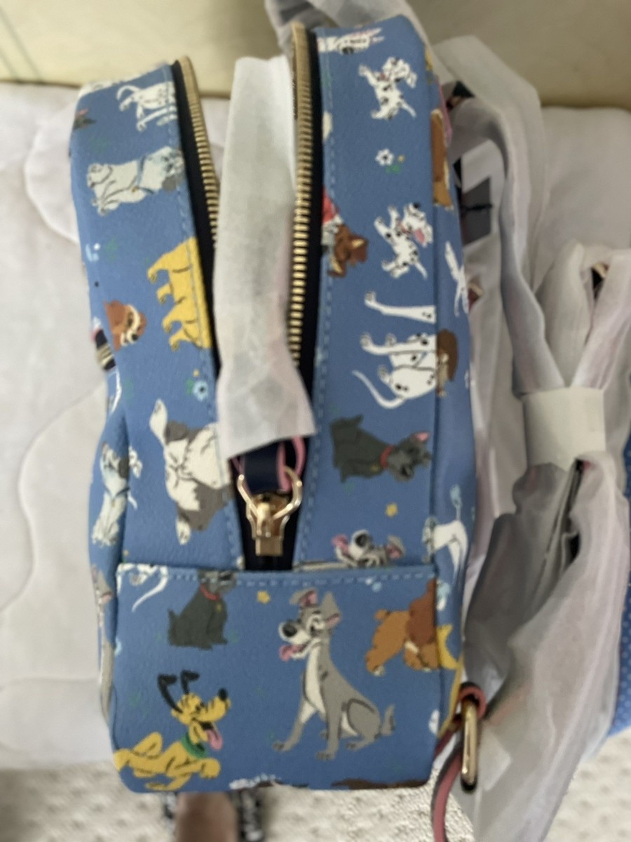 2024 Disney Dogs Dooney & Bourke Blue Backpack NWT | eBay display picture 3