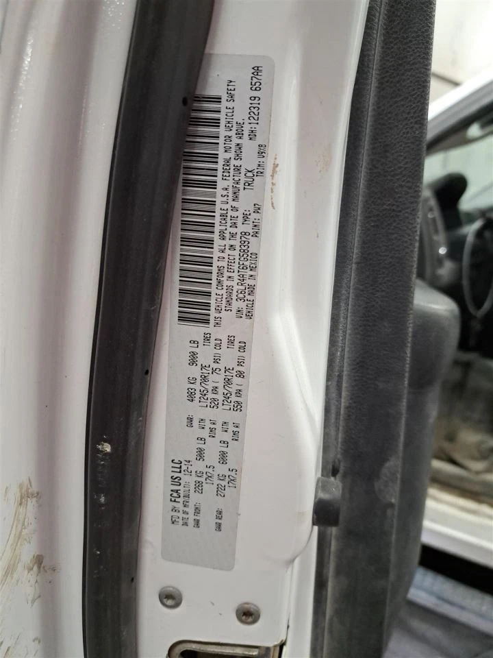 Potenciador de freno Ram2500 Sku 2015 #4229338 Foto 2 de 4