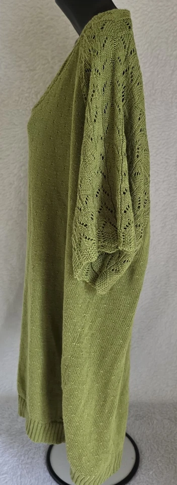 Haband Womens Sweater Shirt Top Blouse Size 3X Short Sleeve Round Neck - Image 4 of 4