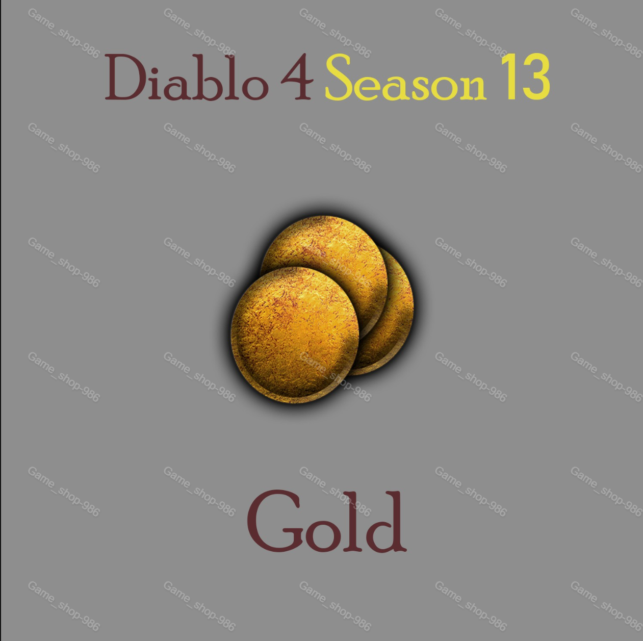 Diablo 4 60B Gold Season 13 S13 D4 | eBay