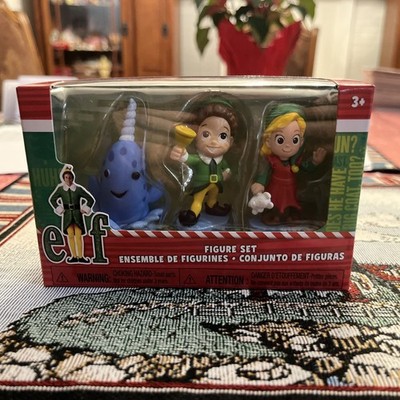 NEW ELF The Movie Buddy -Jovie-Narwhal 2.5'' MINI Vinyl Figure 3 Pack Set JUST PL