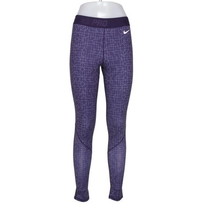 Nike Pro, Sportleggings, Größe: M, Lila/Mehrfarbig, Elasthan/Polyester #COW