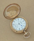 Antique 1889 Elgin 7j Pocket Watch 6s Grade 95 Lever Set GF Hunter Case 'AS-IS'