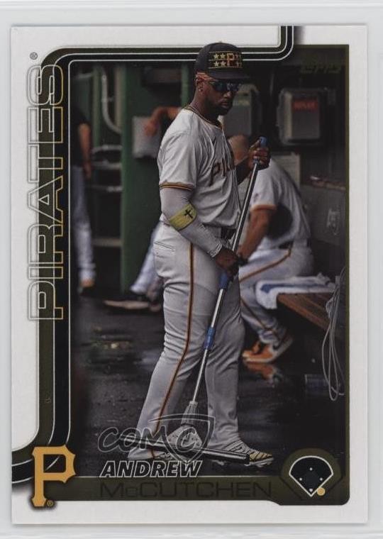 2025 Topps Series 1 Golden Mirror Image Variation Andrew McCutchen #42 1lq2