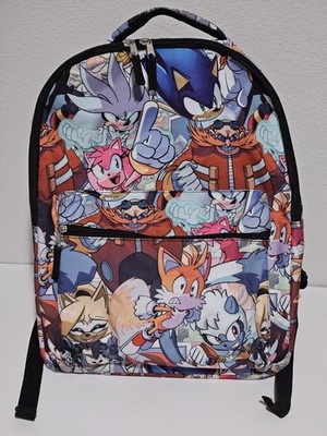 Sonic the Hedgehog Large Backpack Tails Shadow Knuckles Super Sonic Bag Sega