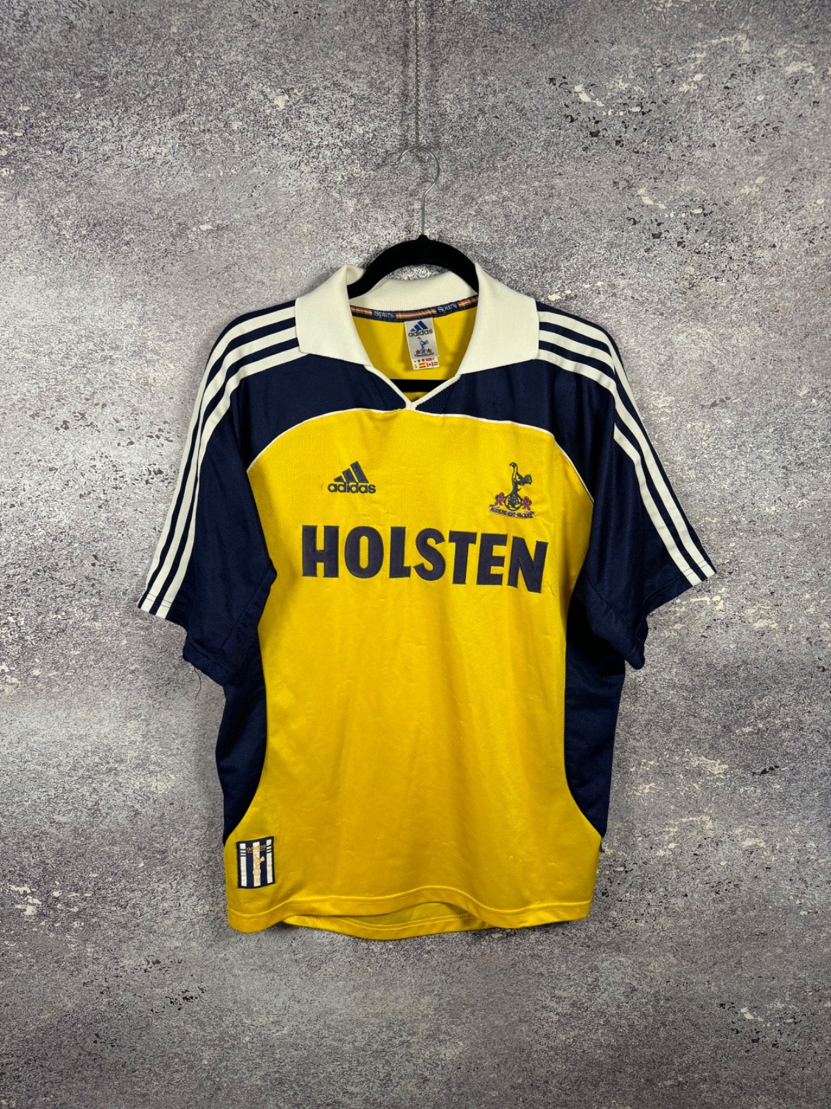 90's Vintage Tottenham Hotspur 1999/00 Adidas Away Soccer Jersey Medium