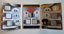 2023 Leaf History Book Dressed To The Nines MAYS, WILLIAMS, MUSIAL, # /25 RELICS