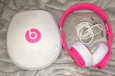Beats by Dr. Dre Beats MIXR Over the Head DJ Wired Headphones - Pink White