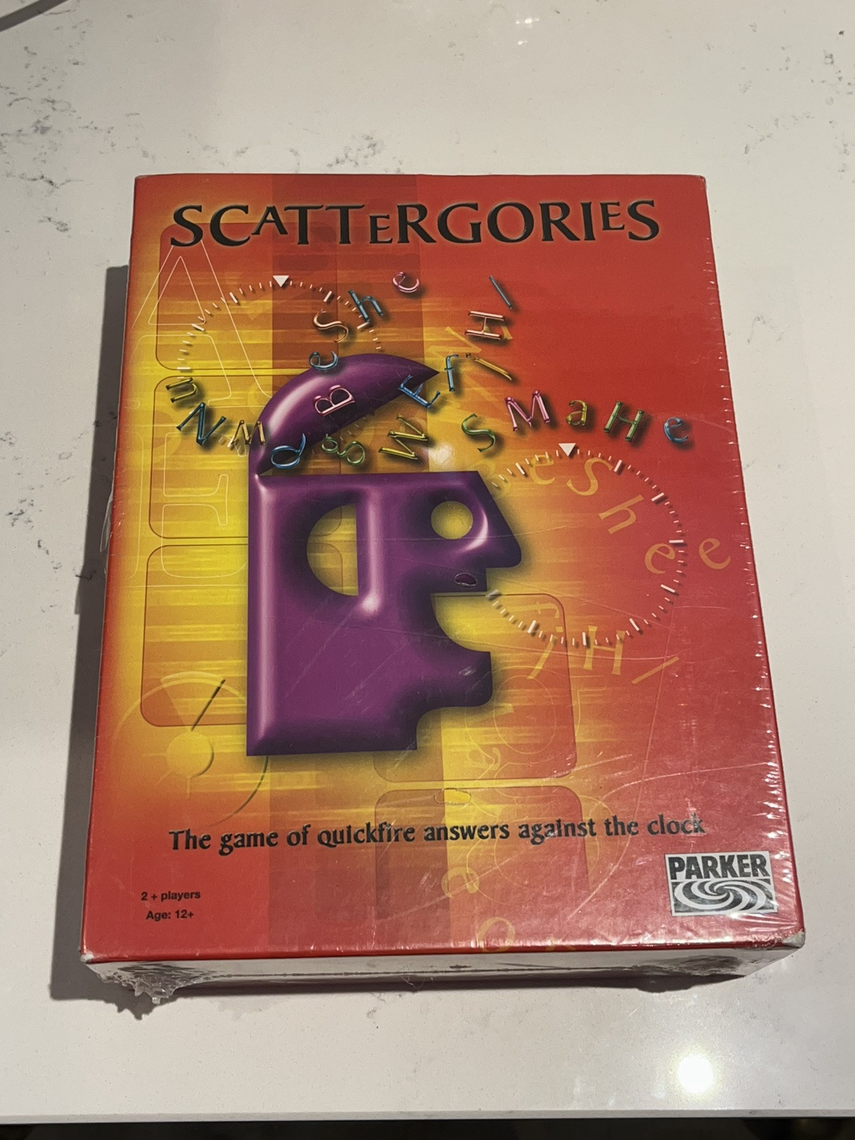 Scattergories Board Game QuickFire Question Game by Parker Complete New Sealed
