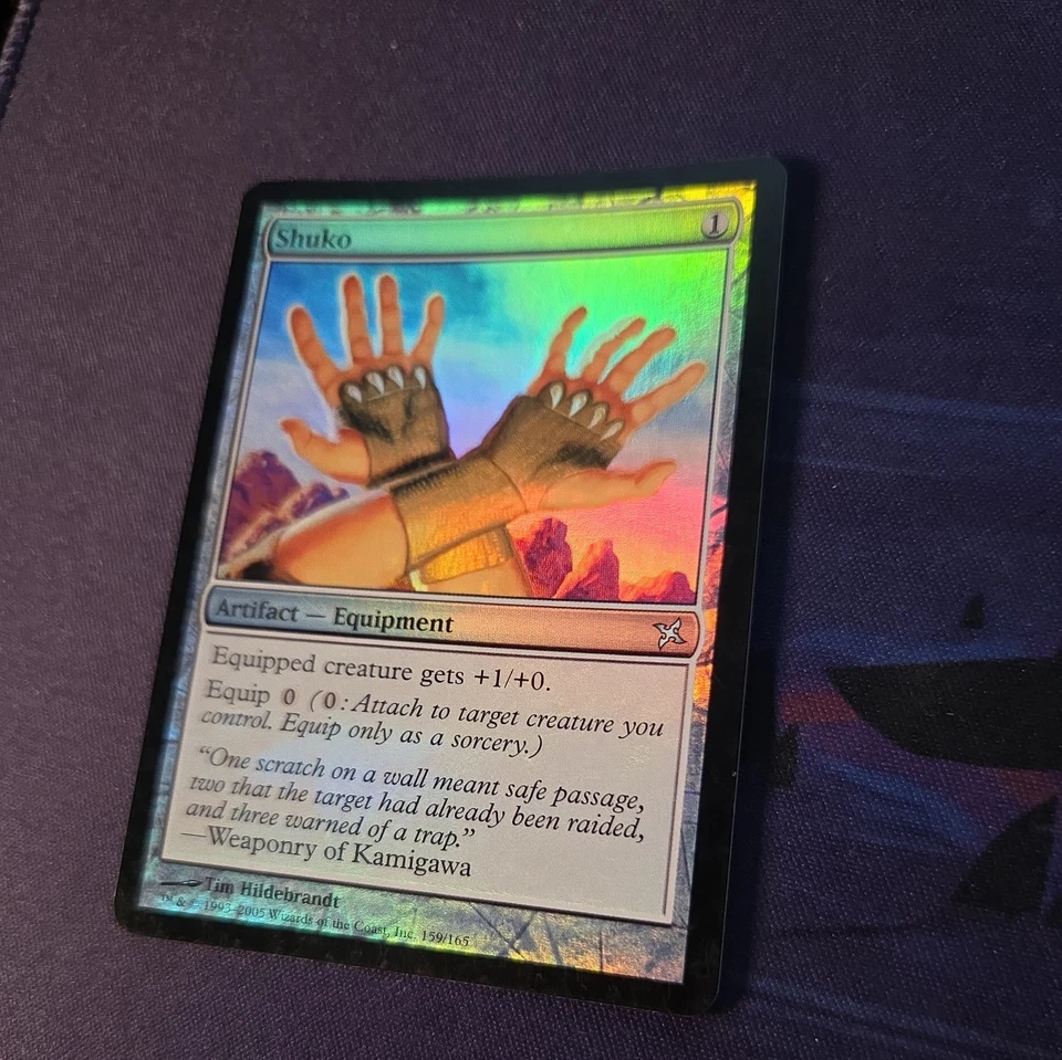 MTG 1x Shuko x1 FOIL Betrayers of Kamigawa English MP - Image 2 of 4